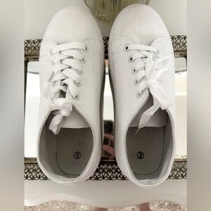2” Platform canvas tennis shoes